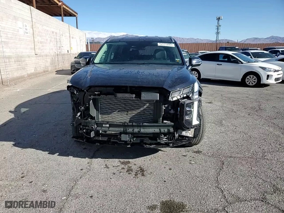 2024 Hyundai Palisade SEL with VIN KM8R2DGE6RU722665, listed as a Copart auction lot 49680335 with 23,437 mi miles and Clean Title. Bid and sale history available at carsss.com. Image 11.