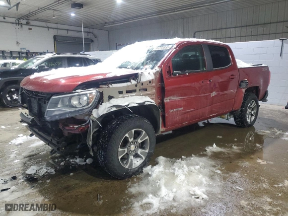 2016 Chevrolet Colorado 4WD Z71 with VIN 1GCGTDE30G1341466, listed as a Copart auction lot 44318585 with 196,884 mi miles and Salvage Title. Bid and sale history available at carsss.com. Image 1.
