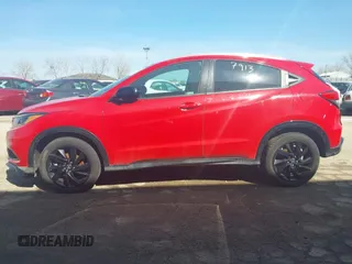 2022 Honda HR-V Sport with VIN 3CZRU6H12NM773532, listed as a IAAI auction lot 38747913 with 26,109 mi miles. Bid and sale history available at carsss.com. Image 14.