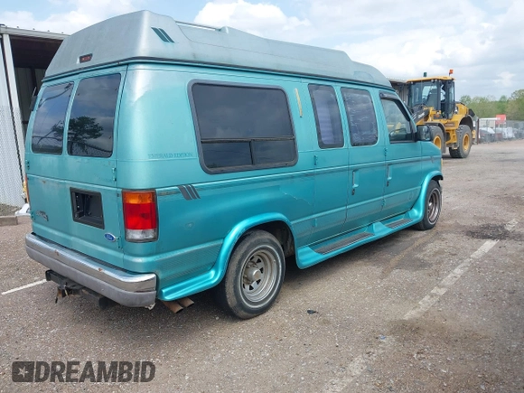 1994 Ford Econoline Cargo with VIN 1FDEE14H3RHA88596, listed as a IAAI auction lot 41948461 with 188,321 mi miles and . Bid and sale history available at DreamBid. Image 4.