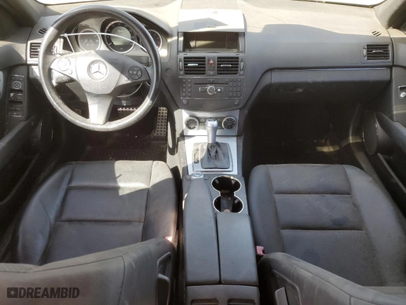 2009 Mercedes-Benz C-Class 3.0L Sport with VIN WDDGF54X59F206058, listed as a Copart auction lot 47307685 with 0 mi miles and Clean Title. Bid and sale history available at carsss.com. Image 8.