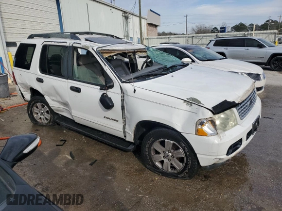 2005 Ford Explorer XLT with VIN 1FMZU63K45UC05666, listed as a Copart auction lot 45908855 with Not provided miles and Non repairable. Bid and sale history available at DreamBid. Image 4.