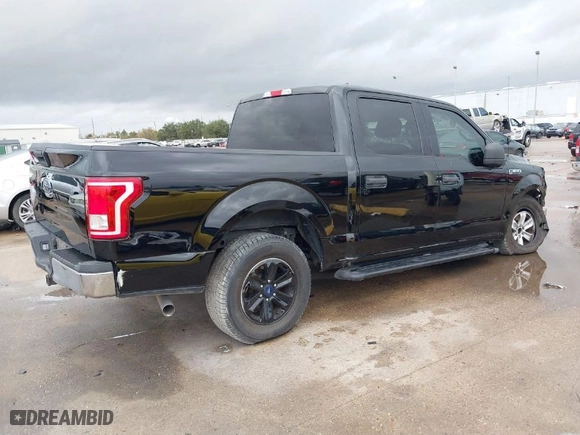2017 Ford F-150 XL with VIN 1FTEW1CF6HKD57676, listed as a IAAI auction lot 40983641 with 126,259 mi miles. Bid and sale history available at carsss.com. Image 4.