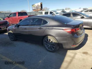 2015 Acura TLX V6 Tech with VIN 19UUB2F57FA001421, listed as a Copart auction lot 80546934 with 89,233 mi miles and Salvage Title. Bid and sale history available at carsss.com. Image 2.