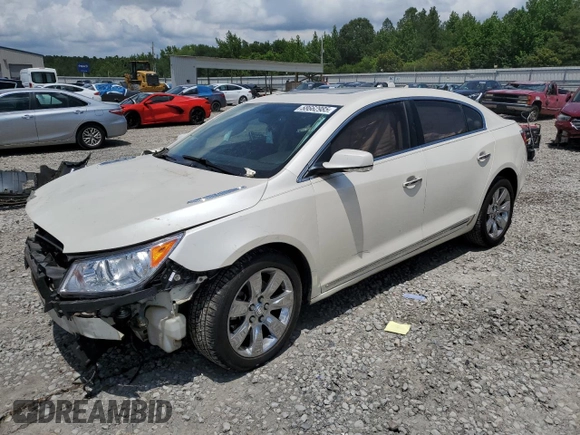 2013 Buick LaCrosse Premium 2 with VIN 1G4GH5G32DF245532, listed as a Copart auction lot 58662985 with Not provided miles and Salvage title. Bid and sale history available at DreamBid. Image 1.