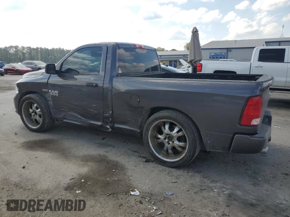 2017 Ram 1500 Express with VIN 3C6JR6AT0HG664982, listed as a Copart auction lot 77386684 with 109,175 mi miles and Salvage title. Bid and sale history available at DreamBid. Image 2.