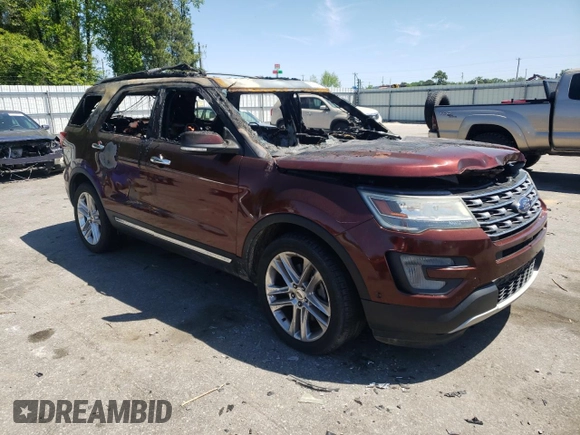 2016 Ford Explorer Limited z VIN 1FM5K8F85GGC82791, wystawiony jako Copart lot #53523305 z przebiegiem Nie podano mil oraz Szkoda całkowita • Salvage title. Historia ofert i sprzedaży dostępna na DreamBid. Obrazek 4.