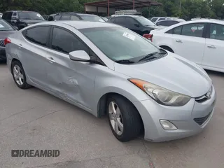 2013 Hyundai Elantra GLS with VIN 5NPDH4AE3DH284373, listed as a IAAI auction lot 42654883 with 256,367 mi miles and . Bid and sale history available at DreamBid. Image 1.