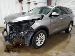 2019 Kia Sorento LX z VIN 5XYPGDA59KG445975, wystawiony jako Copart lot #53637895 z przebiegiem 121 276 mil mil oraz Szkoda całkowita • Salvage title. Historia ofert i sprzedaży dostępna na DreamBid. Obrazek 1.