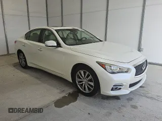 2017 Infiniti Q50 Premium with VIN JN1EV7AP7HM738106, listed as a Copart auction lot 62123205 with 150,516 mi miles and Clean title. Bid and sale history available at DreamBid. Image 4.