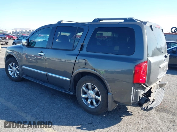 2007 Infiniti QX56 with VIN 5N3AA08A77N804049, listed as a IAAI auction lot 41657577 with 102,473 mi miles. Bid and sale history available at carsss.com. Image 3.