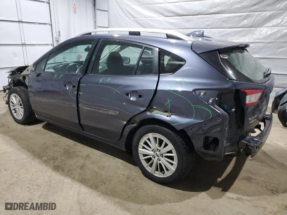 2017 Subaru Impreza Premium with VIN 4S3GTAB66H3745651, listed as a Copart auction lot 48931305 with 123,186 mi miles and Salvage Title. Bid and sale history available at carsss.com. Image 2.