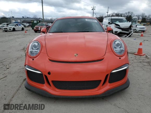 2016 Porsche 911 GT3 RS with VIN WP0AF2A92GS193245, listed as a Copart auction lot 44306855 with 19,949 mi miles and Salvage Title. Bid and sale history available at carsss.com. Image 5.