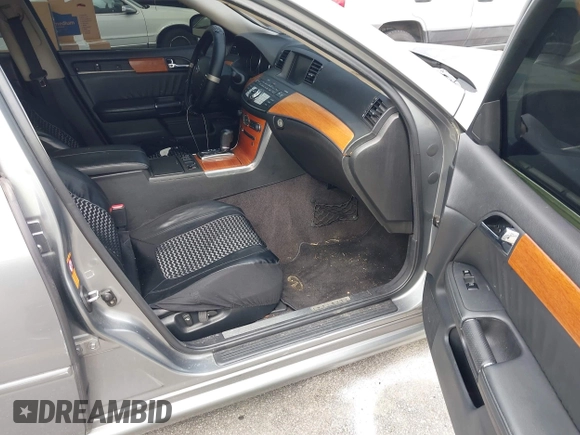 2006 Infiniti M with VIN JNKAY01F76M259746, listed as a IAAI auction lot 41192510 with 239,133 mi miles and . Bid and sale history available at DreamBid. Image 5.