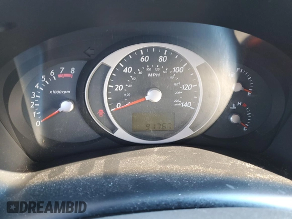 2008 Hyundai Tucson SE with VIN KM8JN12D58U853263, listed as a Copart auction lot 75324534 with 91,767 mi miles and Salvage Title. Bid and sale history available at carsss.com. Image 9.