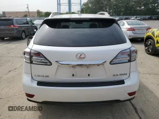2010 Lexus RX 350 with VIN JTJBK1BA4A2002285, listed as a Copart auction lot 60597945 with 61,903 mi miles and Salvage title. Bid and sale history available at DreamBid. Image 6.