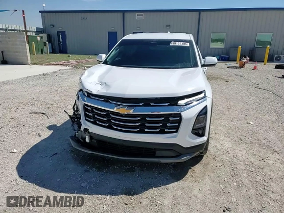 2025 Chevrolet Equinox FWD LT with VIN 3GNAXHEG2SL108007, listed as a Copart auction lot 50139305 with 12,465 mi miles and Non Repairable. Bid and sale history available at DreamBid. Image 14.