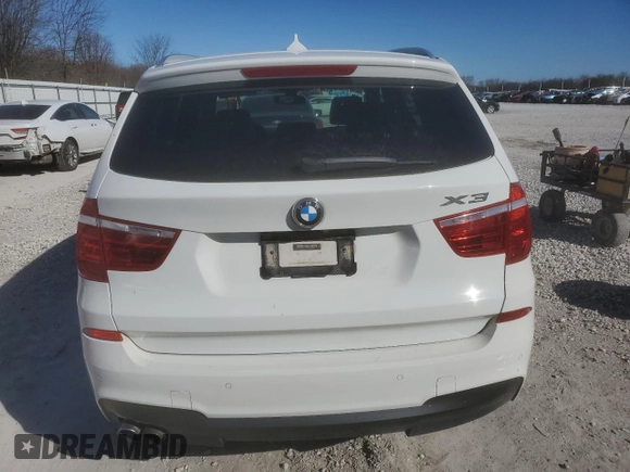 2016 BMW X3 xDrive28i with VIN 5UXWX9C52G0D71402, listed as a Copart auction lot 46885385 with 132,973 mi miles and Salvage Title. Bid and sale history available at carsss.com. Image 6.