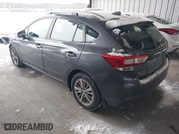 2018 Subaru Impreza Premium z VIN 4S3GTAB6XJ3727210, wystawiony jako IAAI lot #41336223 z przebiegiem 75 305 mil mil oraz . Historia ofert i sprzedaży dostępna na DreamBid. Obrazek 3.