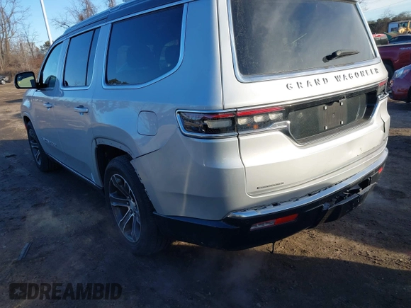 2022 Jeep Grand Wagoneer Series I with VIN 1C4SJVEJ9NS104227, listed as a IAAI auction lot 41421966 with 25,576 mi miles and . Bid and sale history available at DreamBid. Image 6.