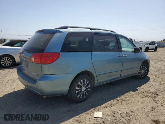 2008 Toyota Sienna CE with VIN 5TDZK23C18S119333, listed as a Copart auction lot 55500335 with 240,065 mi miles and Clean Title. Bid and sale history available at carsss.com. Image 3.