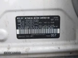 2018 Mitsubishi Outlander ES z VIN JA4AP3AU6JU011611, wystawiony jako IAAI lot #42191132 z przebiegiem 88 747 mil mil oraz . Historia ofert i sprzedaży dostępna na DreamBid. Obrazek 9.