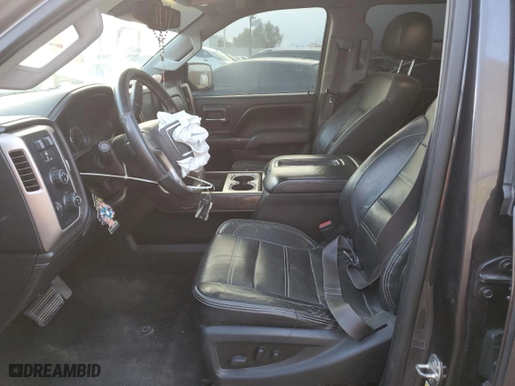2015 GMC Sierra 2500HD available WiFi Denali with VIN 1GT120E81FF636011, listed as a Copart auction lot 46609505 with NaN miles and Salvage Title. Bid and sale history available at carsss.com. Image 7.