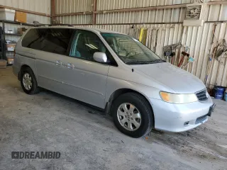 2002 Honda Odyssey EX z VIN 5FNRL18622B049511, wystawiony jako Copart lot #55265485 z przebiegiem 208 693 mil mil oraz Czysty tytuł • Clean title. Historia ofert i sprzedaży dostępna na DreamBid. Obrazek 4.