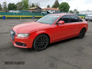 2009 Audi A4 Premium Plus with VIN WAUSF78K39A118280, listed as a Copart auction lot 61209945 with 132,949 mi miles and Salvage title. Bid and sale history available at DreamBid. Image 1.