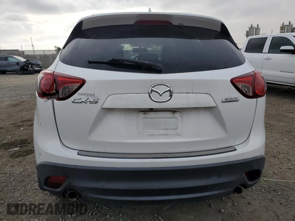 2016 Mazda CX-5 Touring with VIN JM3KE2CY5G0838663, listed as a Copart auction lot 47658065 with 51,470 mi miles and Salvage Title. Bid and sale history available at carsss.com. Image 6.
