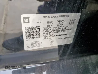 2019 Chevrolet Tahoe Commercial with VIN 1GNLCDEC4KR308468, listed as a Copart auction lot 43573795 with 59,660 mi miles and Salvage title. Bid and sale history available at DreamBid. Image 12.