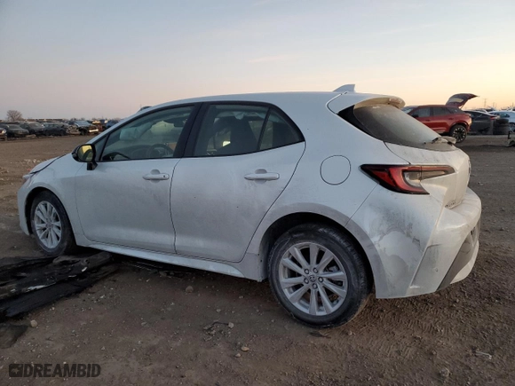 2024 Toyota Corolla Hatchback SE with VIN JTND4MBE9R3217964, listed as a Copart auction lot 42551705 with 25,782 mi miles and Salvage Title. Bid and sale history available at carsss.com. Image 2.