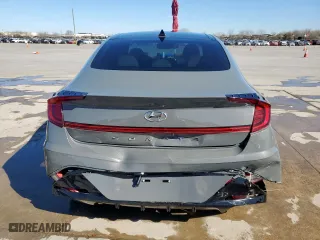 2021 Hyundai Sonata SEL with VIN 5NPEF4JA4MH082200, listed as a Copart auction lot 48205075 with 57,581 mi miles and Salvage Title. Bid and sale history available at carsss.com. Image 6.