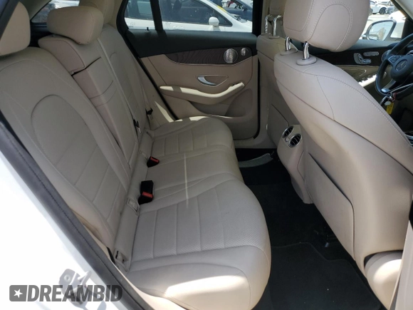 2019 Mercedes-Benz GLC 300 with VIN WDC0G4JB5KF614670, listed as a Copart auction lot 62017055 with 56,575 mi miles and Salvage title. Bid and sale history available at DreamBid. Image 11.