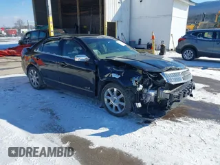 2007 Lincoln MKZ with VIN 3LNHM26T07R653177, listed as a IAAI auction lot 41571111 with 124,929 mi miles. Bid and sale history available at carsss.com. Image 1.