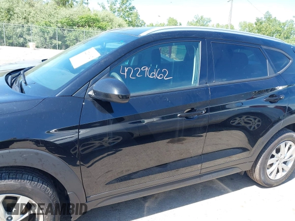2019 Hyundai Tucson Value with VIN KM8J3CA46KU935335, listed as a IAAI auction lot 42296162 with 65,099 mi miles and . Bid and sale history available at DreamBid. Image 14.