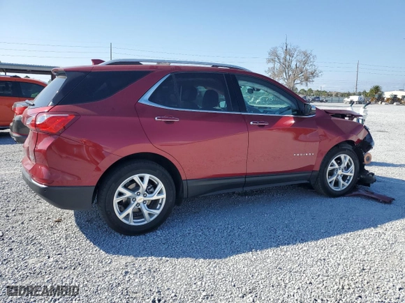 2021 Chevrolet Equinox Premier with VIN 2GNAXNEV0M6139888, listed as a Copart auction lot 44420415 with 23,392 mi miles and Non Repairable. Bid and sale history available at carsss.com. Image 3.