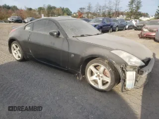 2007 Nissan 350Z with VIN JN1BZ34D37M504870, listed as a Copart auction lot 74778484 with 103,289 mi miles and Salvage Title. Bid and sale history available at DreamBid. Image 4.