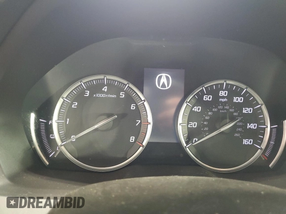 2018 Acura MDX Sport Hybrid w/Technology Pkg with VIN 5J8YD7H55JL000478, listed as a Copart auction lot 80960964 with 0 mi miles and Salvage Title. Bid and sale history available at carsss.com. Image 9.