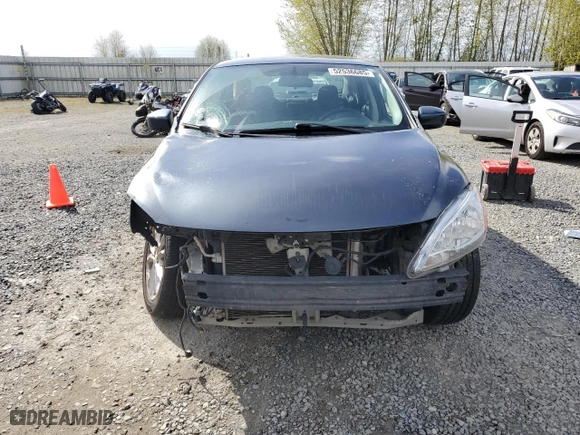 2014 Nissan Sentra SV with VIN 3N1AB7AP8EL666054, listed as a Copart auction lot 52536685 with 107,794 mi miles and Salvage Title. Bid and sale history available at carsss.com. Image 5.