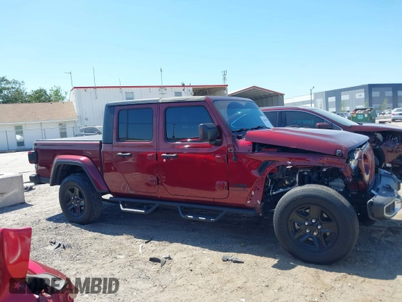 2021 Jeep Gladiator Freedom with VIN 1C6HJTAG2ML549434, listed as a IAAI auction lot 42059434 with 29,041 mi miles and . Bid and sale history available at DreamBid. Image 14.