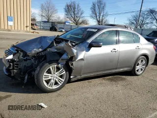 2011 Infiniti G25 x with VIN JN1DV6AR1BM651834, listed as a Copart auction lot 60434725 with 59,321 mi miles and Salvage title. Bid and sale history available at DreamBid. Image 1.