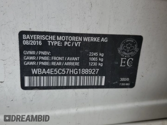 2017 BMW 4 Series 440i xDrive z VIN WBA4E5C57HG188927, wystawiony jako Copart lot #78727894 z przebiegiem 93 881 mil mil oraz Szkoda całkowita • Salvage title. Historia ofert i sprzedaży dostępna na DreamBid. Obrazek 13.