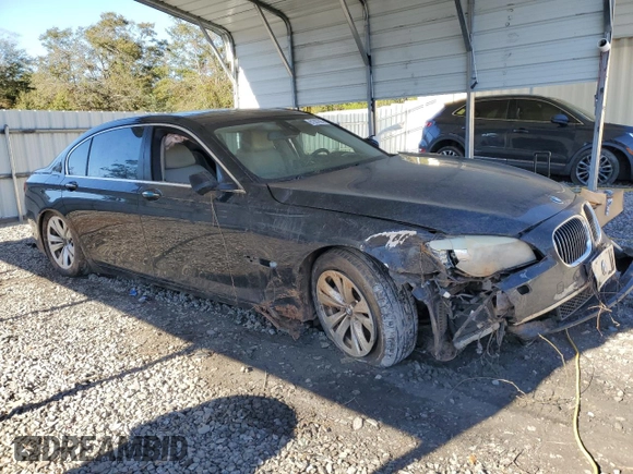2011 BMW 7 Series 740Li with VIN WBAKB4C5XBC574198, listed as a Copart auction lot 81507884 with 158,437 mi miles and Salvage title. Bid and sale history available at DreamBid. Image 4.