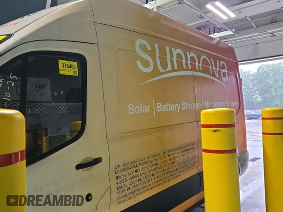 2023 Ford Transit Cargo with VIN 1FTBR1X87PKC01635, listed as a IAAI auction lot 42832727 with 17,348 mi miles and . Bid and sale history available at DreamBid. Image 13.
