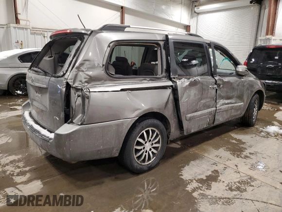 2011 Kia Sedona EX with VIN KNDMH4C74B6396671, listed as a Copart auction lot 45510165 with 184,736 mi miles and Non Repairable. Bid and sale history available at carsss.com. Image 3.