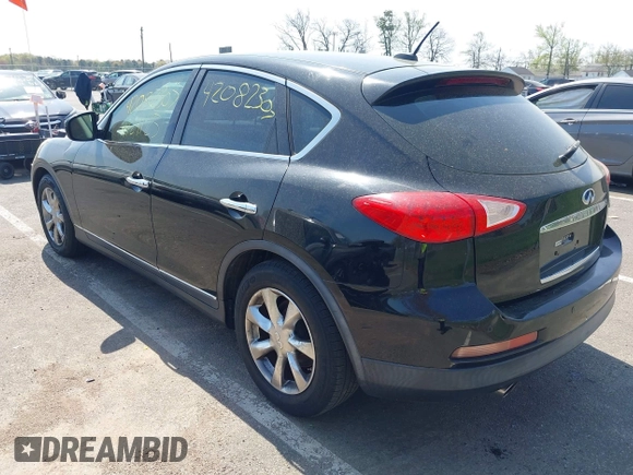 2008 Infiniti EX Journey with VIN JNKAJ09E78M301738, listed as a IAAI auction lot 42082307 with 134,078 mi miles. Bid and sale history available at carsss.com. Image 3.