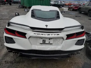 2021 Chevrolet Corvette 1LT with VIN 1G1YA2D48M5104990, listed as a Copart auction lot 84290384 with 39,345 mi miles and Salvage Title. Bid and sale history available at carsss.com. Image 6.