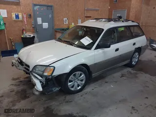 2002 Subaru Legacy Wagon Outback w/All Weather Pkg with VIN 4S3BH675027631668, listed as a IAAI auction lot 41491574 with 175,167 mi miles. Bid and sale history available at carsss.com. Image 2.