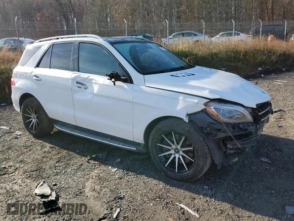 2015 Mercedes-Benz M 400 with VIN 4JGDA5GB6FA578668, listed as a Copart auction lot 81893144 with 113,566 mi miles and Salvage Title. Bid and sale history available at DreamBid. Image 4.